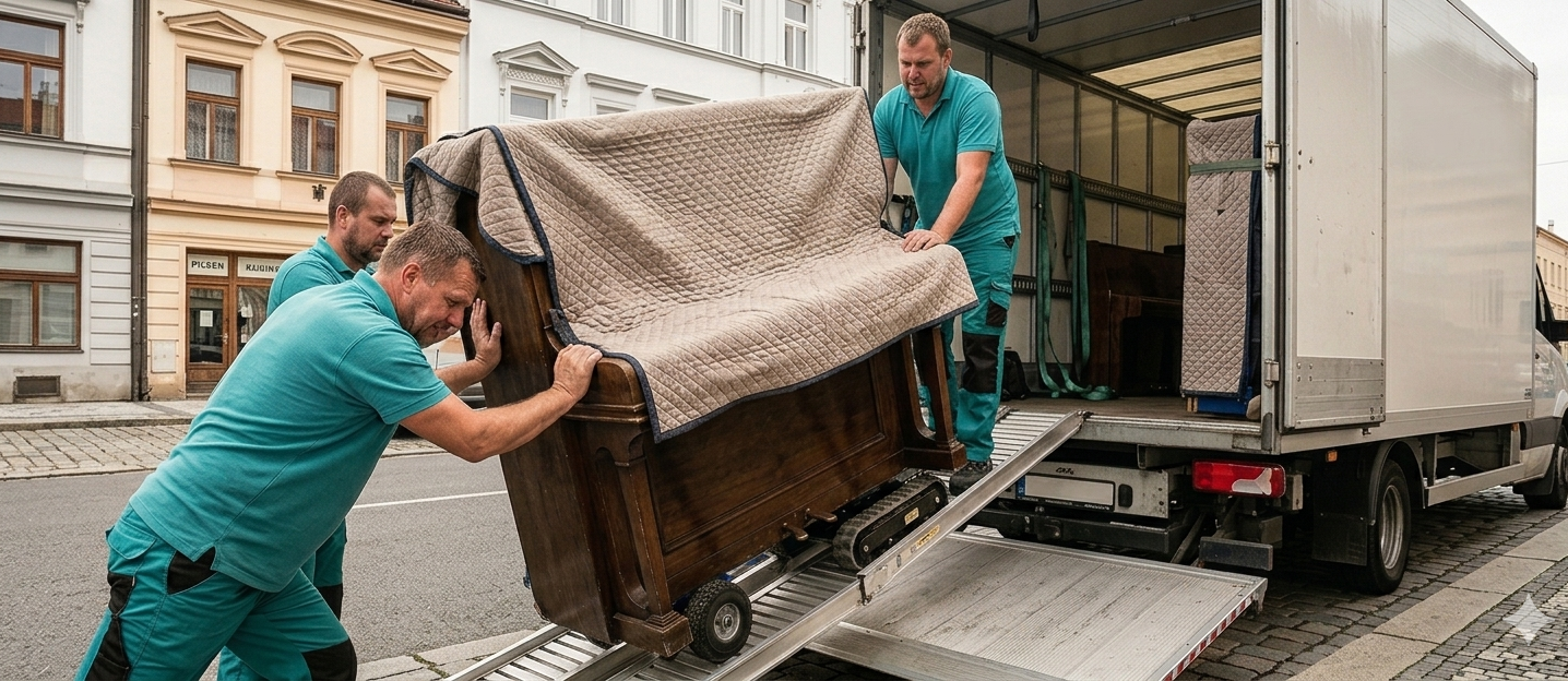 stěhování těžkých břemen